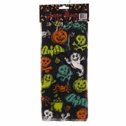 Orange with Black Bats Dennis East Adult Size Halloween NeckTie